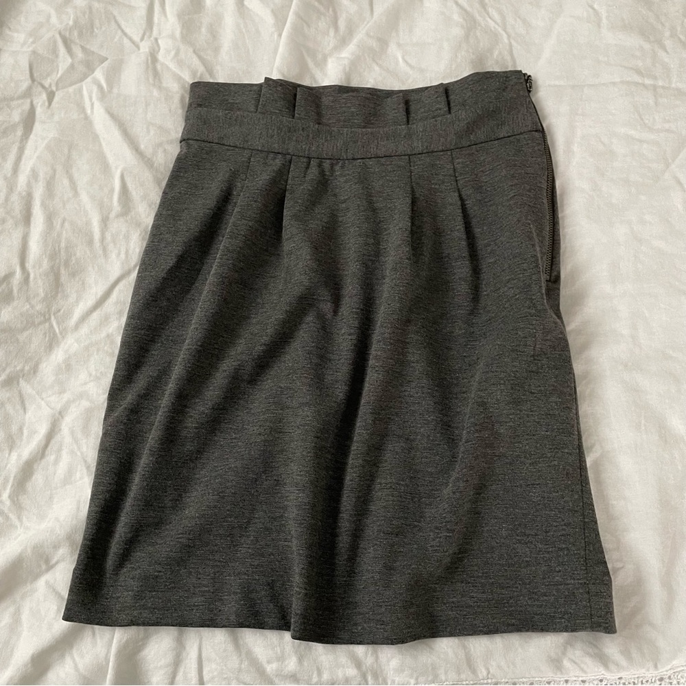 Banana Republic Sz 2 Charcoal Paper Bag Waist Skirt Factory
